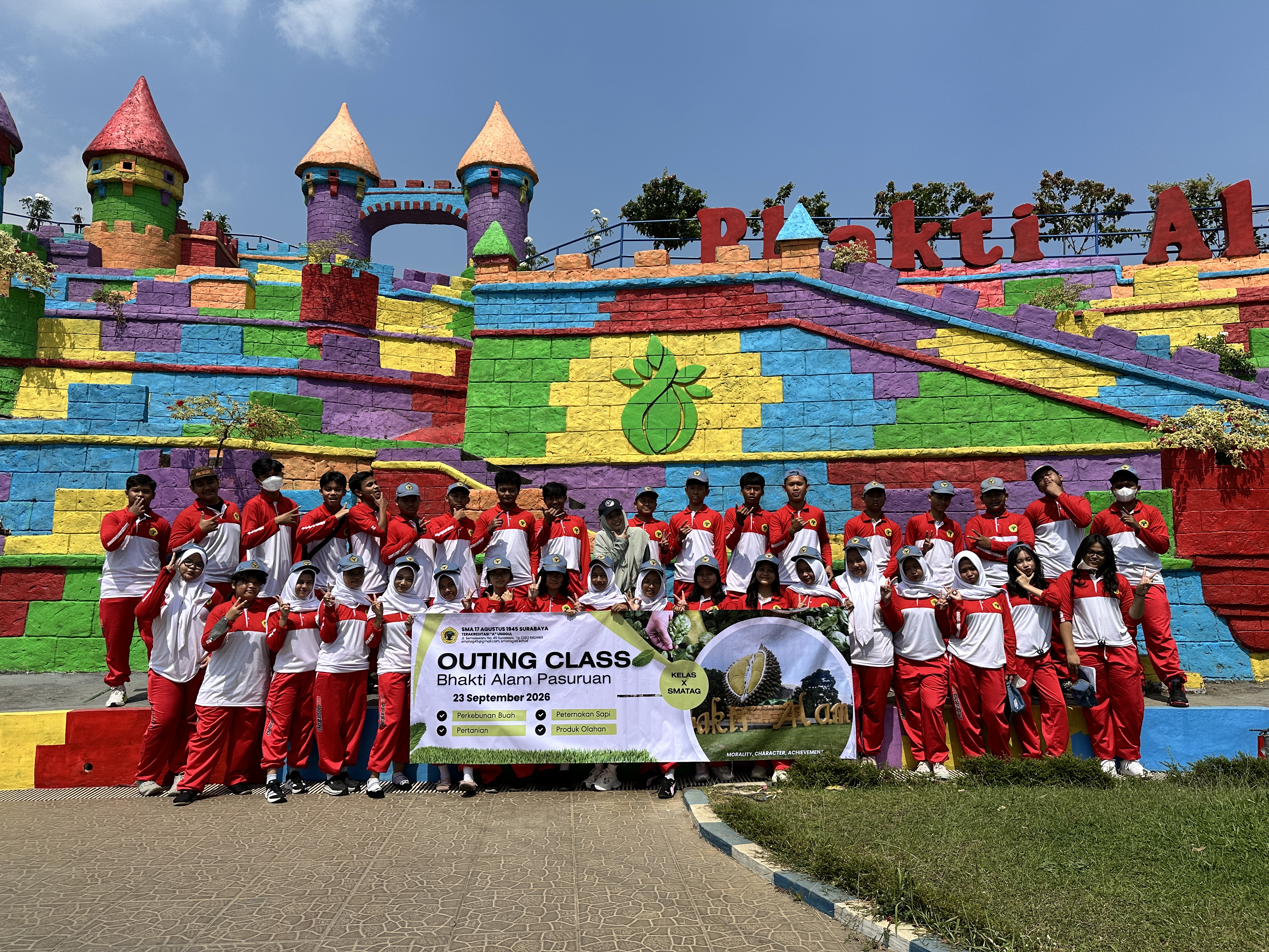 KTS Kelas X SMATAG Belajar di Alam melalui Outing Class di Bhakti Alam Pasuruan